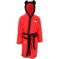 Disney Women's Mickey Mouse Dressing Gown in Red | Size: Large/XL
