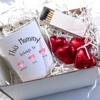 Aye Do Gifts Women's This Mum Belongs To Personalised Candle Gift Set in White