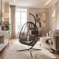 GAVENO CAVAILIA Eclipse Hanging Chair Black