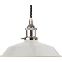 SE Home Pale Grey Small Trinity Metal Pendant Light - Nickel - Black Twisted