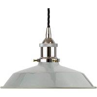 SE Home French Grey Small Trinity Metal Pendant Light - Nickel - Black Twisted