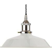 SE Home Pale Grey Small Trinity Metal Pendant Light - Nickel - Grey Twisted