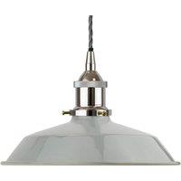 SE Home French Grey Small Trinity Metal Pendant Light - Nickle - Grey Twisted
