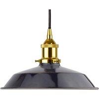 SE Home Navy Blue Small Trinity Metal Pendant Light - Gold - Black Round