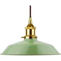 SE Home Mint Green Small Trinity Metal Pendant Light - Gold - Brown Twisted
