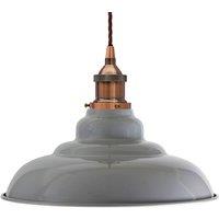 SE Home French Grey St Edmund's Pendant Light - Antique Copper - Brown Twisted