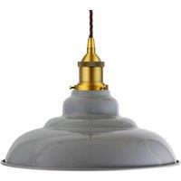 SE Home French Grey St Edmund's Pendant Light - Antique Gold - Brown Twisted