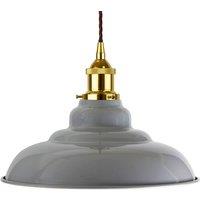 SE Home French Grey St Edmund's Pendant Light - Gold - Brown Twisted