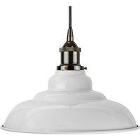 SE Home Pale Grey St Edmund's Pendant Light - Black Nickel - Black Round