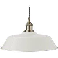 SE Home Pale Grey Chancery Pendant Light - Brushed Chrome - Grey Twisted