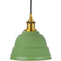 SE Home Mint Green Lincoln Pendant Light - Antique Gold - Black Twisted
