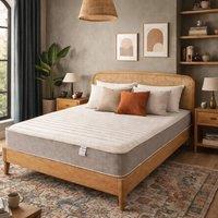 Aspire Pocket+ Hybrid Memory Foam 1000 Pocket Mattress Medium Comfort 23cm in White | Size: Double