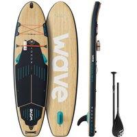 Wave Sups Wave Woody 3.0 Inflatable Stand-Up Paddle Board (10'9") in Navy