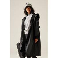 Regatta Waterproof Hooded Changing Robe in Dark Grey | Size: S/M