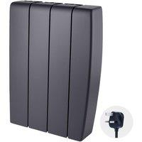 TCP Smart 700W Black Ceramic Panel Electric Radiator