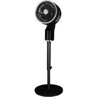 TCP Black Pedestal Fan, Quiet, 3D Oscillation, Adjustable Height