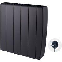 TCP Smart 1500W Black Ceramic Panel Electric Radiator