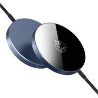 Living and Home Magnetic Wireless Charger in Blue