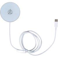 Living and Home Magnetic Wireless Charger in Silver