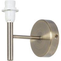 First Choice Lighting Brea - Antique Brass Wall Light Fitting Only in Gold