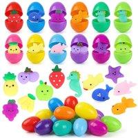 ILFD Group Ltd Easter Egg Hunt Toy Set - 12 Pack - Fillable Eggs