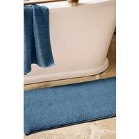 CHRISTY 'Highgate' Turkish Cotton Luxurious Bath Rugs in Mid Blue