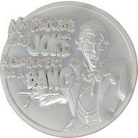DC Comics Limited Edition .999 Silver Plated Joker Medallion in Metallic Silver
