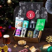 QWERTY Beer Box Merry Christmas Craft Lager Beer Gift Hamper | Size: 1 Pack