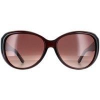 Ted Baker Women's Oval Brown Brown Gradient TB1290 Avignon