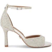 Carvela Women's 'Corletta Sandal' Fabric Heels in Silver | Size: 8