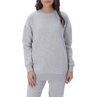 Smart Living Women's Comfortable Casual Polycotton Crew Neck Sweatshirt in Light Grey | Size: Small