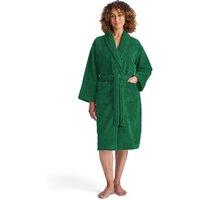 CHRISTY Women's 'Supersoft Cosy' Microvelour Bath Robe in Green | Size: S/M