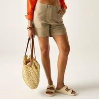 Regatta Women's Liza Casual Shorts in Beige | Size: 12