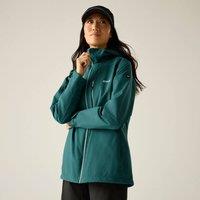Regatta Women's Birchdale Waterproof Hooded Shell Jacket in Bottle Green | Size: 22