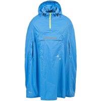Trespass Men's Qikpac Hooded Waterproof Packaway Poncho in Cobalt | Size: Large