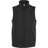 Russell Men's Smart Softshell Gilet Jacket in Black | Size: Small