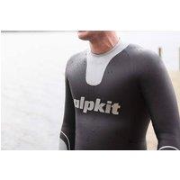 Alpkit Men's Silvertip cold water wetsuit open water swimming wetsuit in Black | Size: Short Stocky