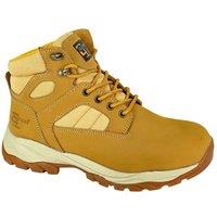 Grafters Men's Action Nubuck Safety Boots in Pale Orange | Size: 9