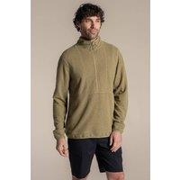 Craghoppers Men's Compresslite Fleece Half Zip in Olive | Size: Large
