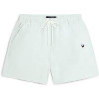 Tommy Hilfiger Men's Medium Drawstring Swimshort Artic Aqua / Ecru Ithaca in Blue | Size: Large