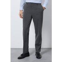 Burton Men's Mid Grey Tailored Fit Essential Suit Trousers | Size: 38R