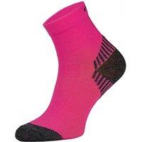 COMODO Men's 1 Pack Low Cut Ankle Compression Running Socks in Pink | Size: 9-11