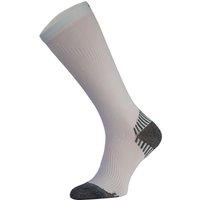 COMODO Men's 1 Pack Over the Calf Compression Running Socks in White | Size: 9-11