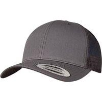 Flexfit Men's Retro Trucker Cap in Dark Grey