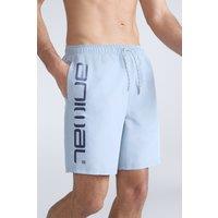 Animal Men's 'Deep Dive' Lightweight Elastic Waist Quick Dry Beach Boardshorts in Pale Blue | Size: XS