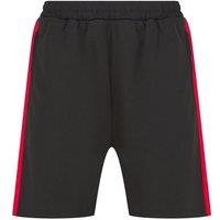Finden & Hales Men's Knitted Pocket Shorts in Black | Size: XS