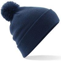 Beechfield Men's Original Pom Pom Beanie in Navy