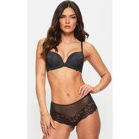 Ann Summers Women's Sexy Lace Smoothing Plunge Bra in Black | Size: 32D