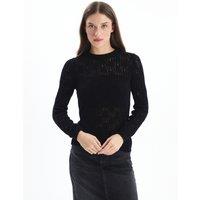 Dexia Women's Modern & Stylish Jumper in Black | Size: Medium