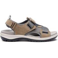 Hotter Women's Wide Fit 'Pursue' Sandals in Light Tan | Size: 5